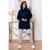 cze pl Oversize tmave modra tunika na zip s kapuci 16549 2