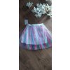 Dívčí tylová sukně, duhová