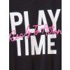 Dívčí šaty Play Time - černá - velikost 164