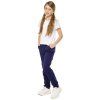 Dívčí tepláky Skate - navy - velikost 152
