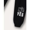 Dívčí tepláky YES/NO - černá - velikost 152