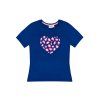 Dívčí tričko Heart - navy - velikost 152