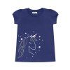 Dívčí tričko Unicorn - navy - velikost 122
