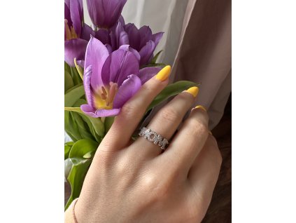 Prstýnek MOM Trendy Stříbrný