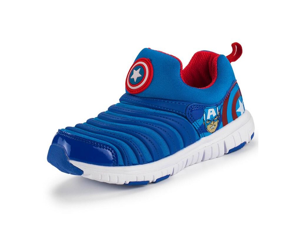New 2019 Children Cartoon Sneakers Brand Sports Shoe For Boys Girls Spider Man Captain America Boy photo color (3) kopie