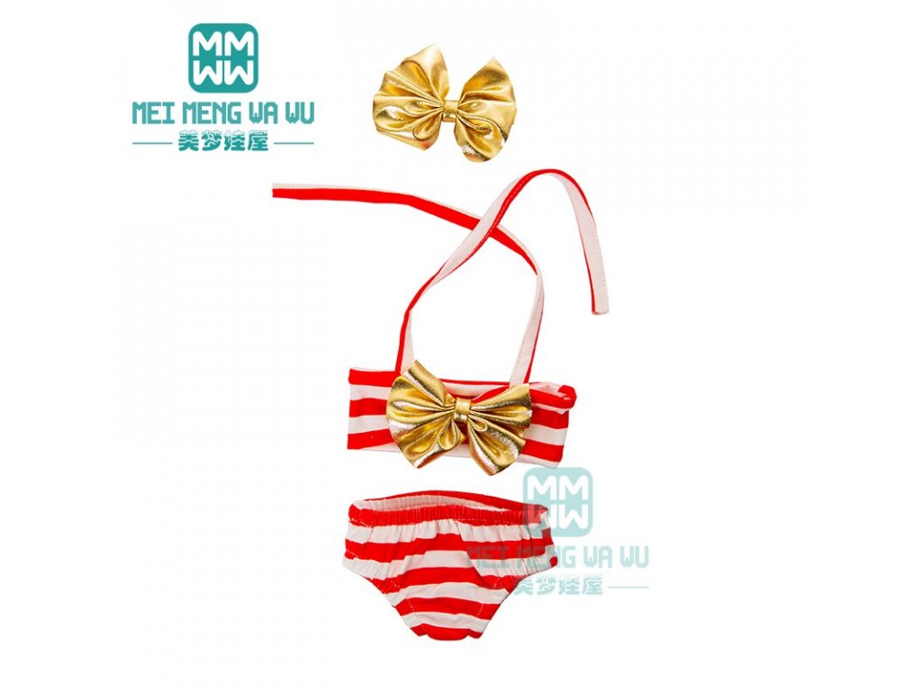 Fashion doll clothes for 43cm toy new born doll accessories and american doll unicorn outfit Swimsuit 7