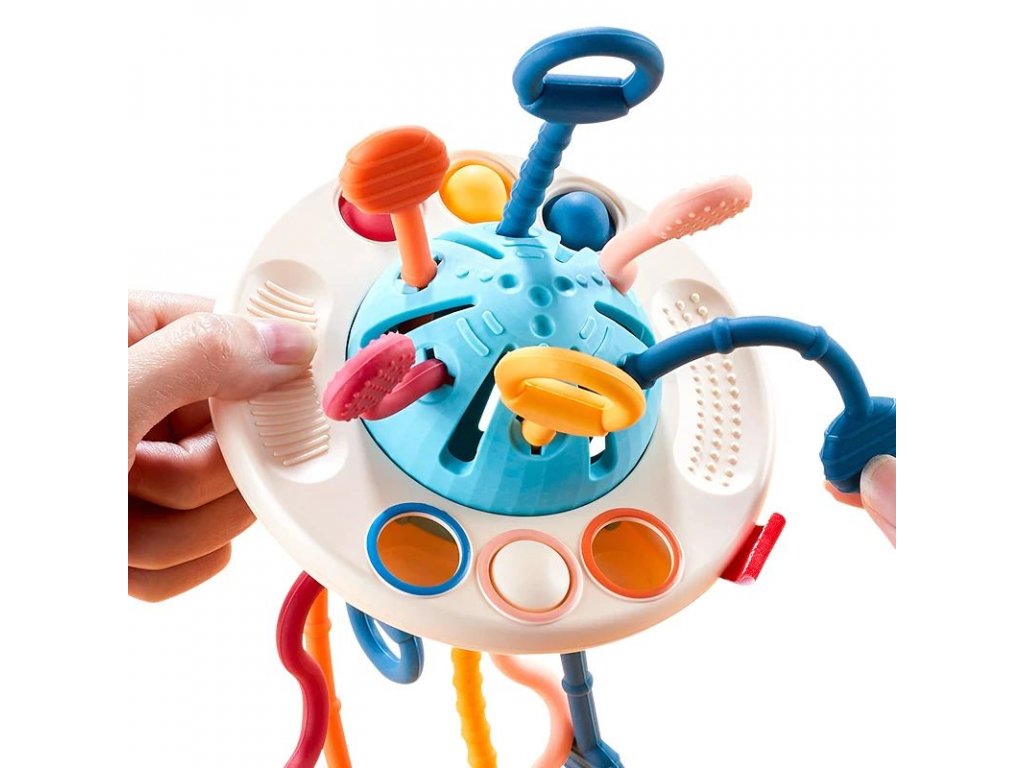 Montessori silikonové vzdělávací hračky 3v1 - Mom & Kids