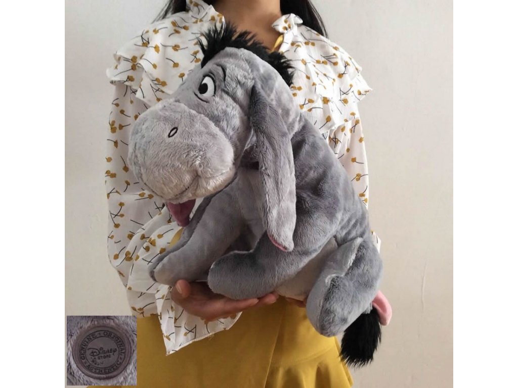 Free Shipping 36cm 14 Original Gray Eeyore Donkey Stuff Animal Cute Soft Plush Toy Doll Birthday 1