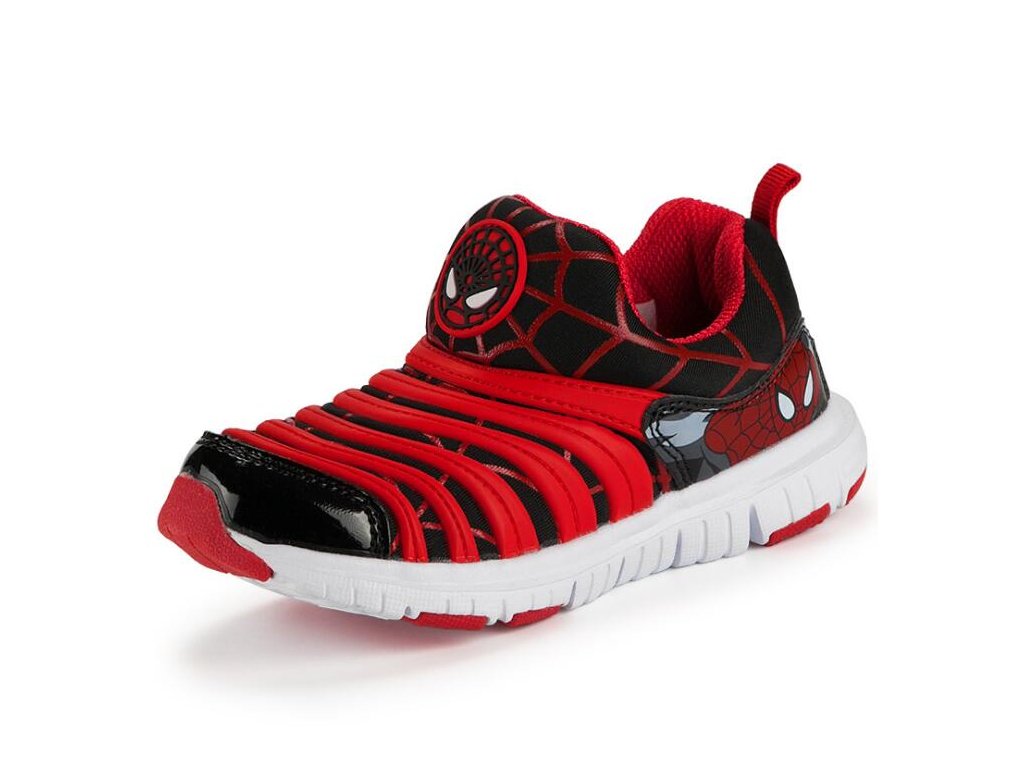 New 2019 Children Cartoon Sneakers Brand Sports Shoe For Boys Girls Spider Man Captain America Boy photo color