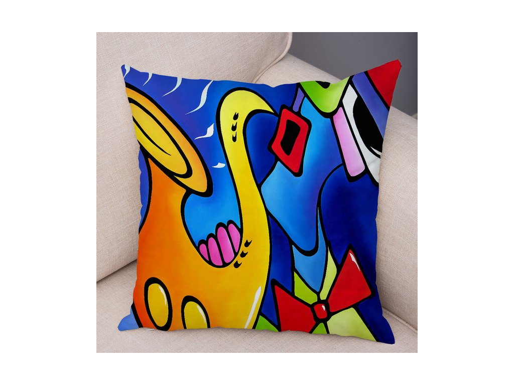 45x45cm Abstract Painting Nordic Style Colorful Cartoon Girlcushion for Sofa Home Cover Decoration Pillowcase.jpg 640x640 (14)