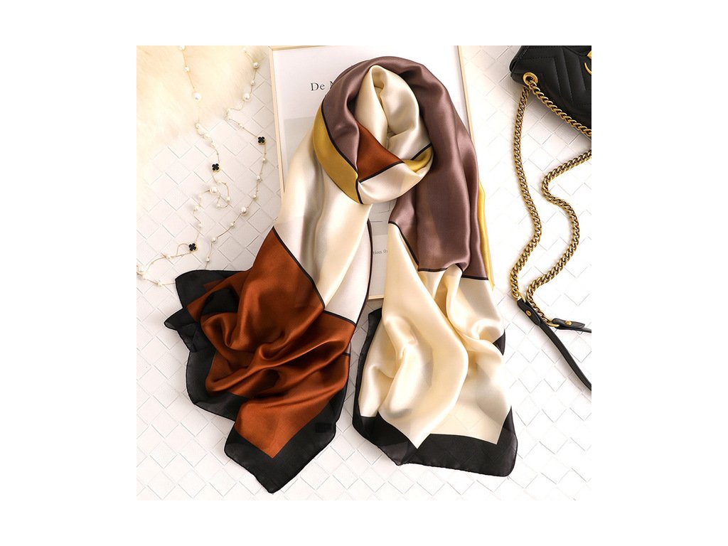 2023 180 90cm Luxury Brand Spring Summer Autumn Women Clothing New Fashion Color matching printed silk.jpg 640x640 (51)
