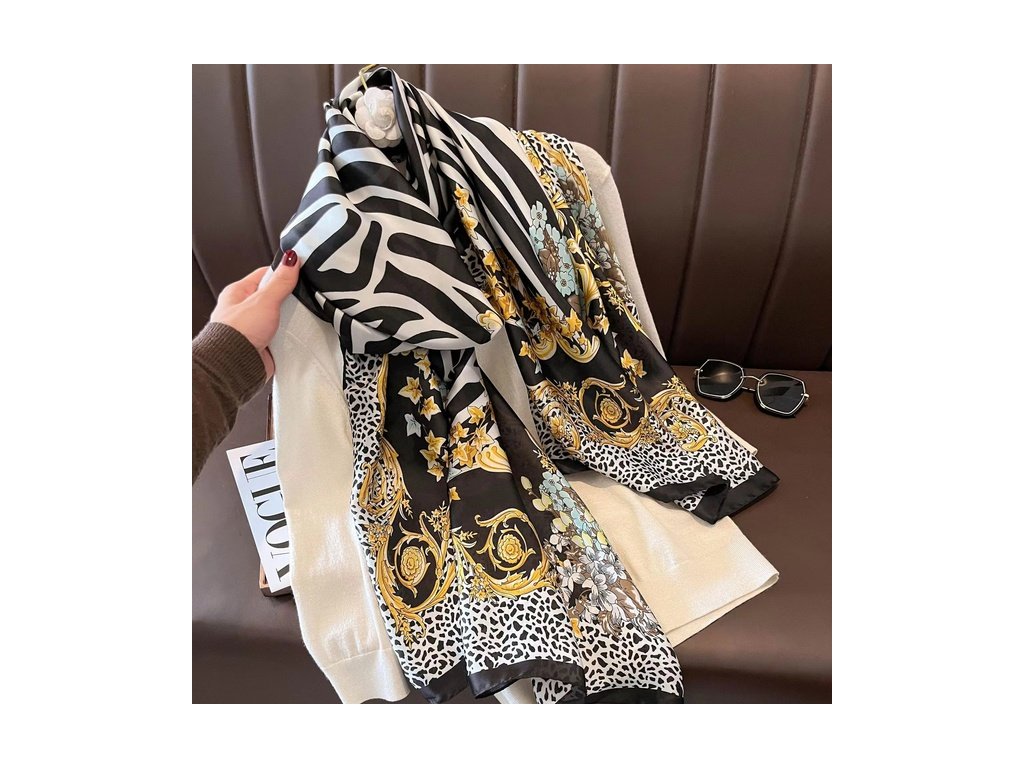 2023 180 90cm Luxury Brand Spring Summer Autumn Women Clothing New Fashion Color matching printed silk.jpg 640x640 (53)