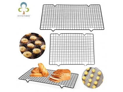 Stainless Steel Cooling Rack Wire Grid Cake Food Rack Oven Safe Kitchen Baking Pizza Bread Barbecue.jpg