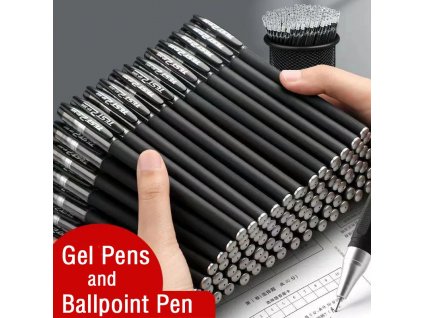 Gel pens Set Black Blue Red Refill Gel Pen Bullet Tip 0 5mm School office Supplies.jpg