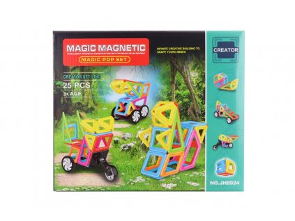 Magnetická stavebnice 25 ks