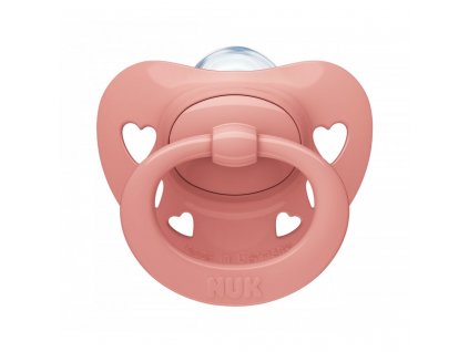 Šidítko NUK Signature 0-6m broskvová (Barva Dle obrázku, Velikost 0-6 m)