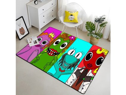 Game Rainbow Friends Cartoon Printed Carpet Restroom Floor Mat Area Carpet Outdoor Carpet kitchen mat Living.jpg 640x640.jpg (1)