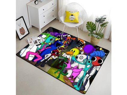 Game Rainbow Friends Cartoon Printed Carpet Restroom Floor Mat Area Carpet Outdoor Carpet kitchen mat Living.jpg 640x640.jpg (7)