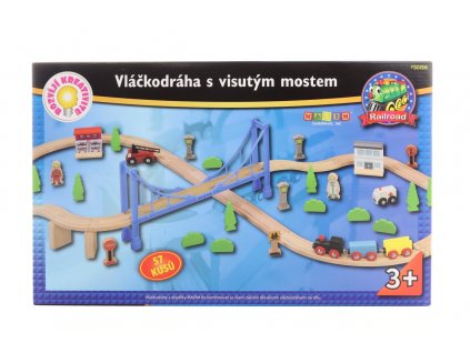 Maxim Vláčkodráha s visutým mostem - 57ks