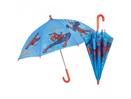 Chlapecký deštník Perletti Spiderman (Barva Modrá)