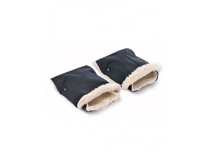 Rukávník na kočárek 2 ks Sensillo 45x21 black (Barva Černá)