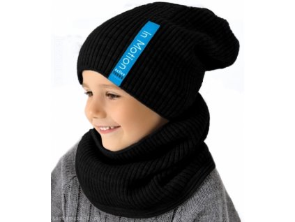 145540 269304 zimni dvouvrstva cepice kominek in motion cerna 52 54 cm