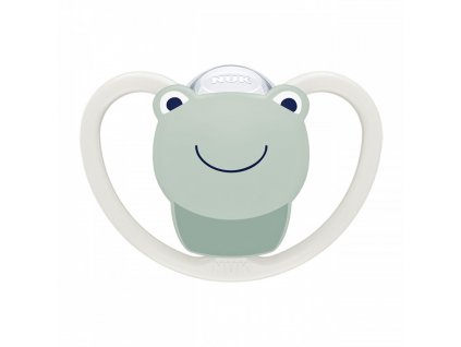 Šidítko Space NUK 0-6m frog (Barva Zelená, Velikost 0-6 m)