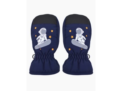 144581 266373 detske zimni nepromokave palcaky kosmonaut granat vel 104 110