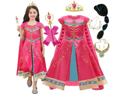 Girl Jasmine Costume Kid Princess Cosplay Dress Aladdin Role Playing Fancy Magic Lamp Birthday Surprise Halloween.jpg