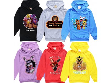 New Fnafs Cotton Sweatshirt for Children Five Nights Freddys Hoodies Trendy Thin Sweater Fashion Anime Clothes.jpg