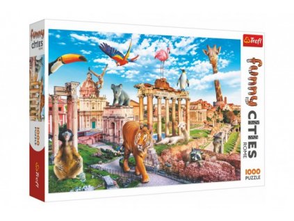 Puzzle Legrační města - Divoký Řím 1000 dílků 68,3x48cm v krabici 40x27x6cm