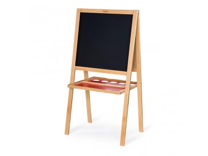 Velká dřevěná oboustranná tabule na kreslení Viga (Barva Multicolor)
