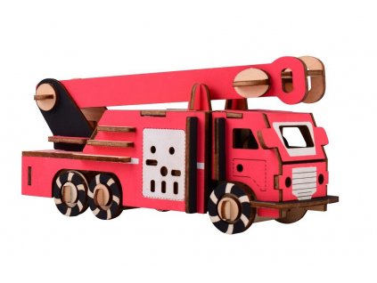 Woodcraft Dřevěné 3D puzzle Hasičský vůz
