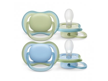 Šidítko Avent Ultra air Neutral 2 ks 0- 6 m kluk (Barva Modrá, Velikost 0-6 m)