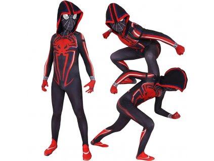 Game Spiderman Costume Miles Morales 2099 Spider Man Cosplay Costume Zenti Bodysuit Jumpsuit Halloween Costume for.jpg