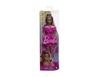 Barbie Modelka - Růžové šaty s volánky HRH15 TV 1.1.-30.6.2024