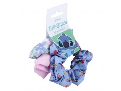 SADA 3 KS GUMIČKY DO VLASŮ STITCH