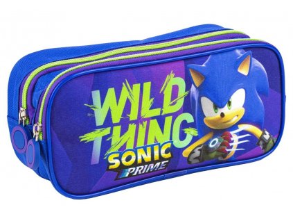 DVOUKOMOROVÝ POUZDROVÝ PENÁL SONIC (Velikost uni)
