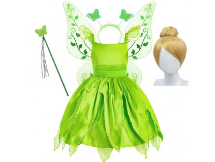 2023 Girls Dress Baby Princess Evening Ruffles Fantasy Children Green Fairy Cosplay Carnival Costume Sleeveless Pageant.jpg