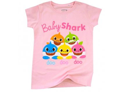 TRIČKO BABY SHARK (růžové)