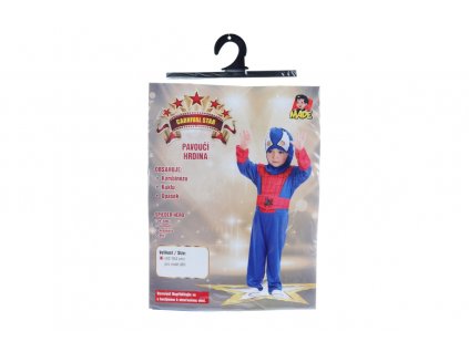 Šaty na karneval kostým pavoučí hrdina Spiderman 92-104 cm