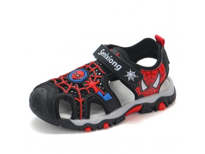 Disney Breathable Sport Sandals Summer Cartoon Spiderman Sandals for Boys Casual Beach Shoe Soft Sole Kids.jpg (1)