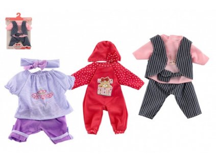 Oblečky/Šaty pro panenky/miminka velikosti cca 40 cm mix druhů 1 ks