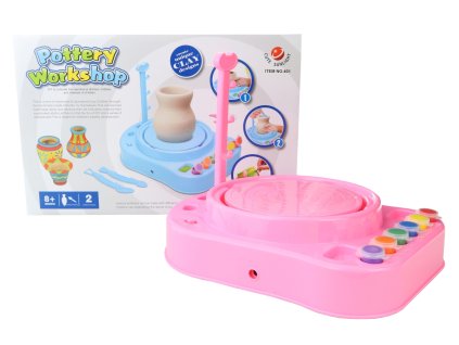 Hrnčířský kruh modrý s adaptérem