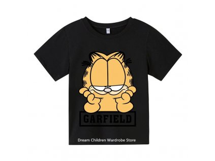Dětské bavlněné tričko - Garfield s nápisem