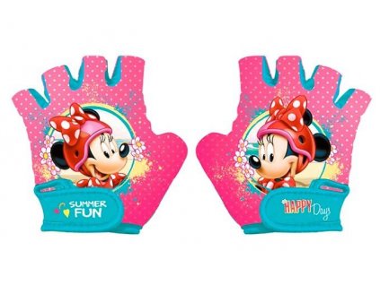 CYKLISTICKÉ RUKAVICE MINNIE (Velikost uni)