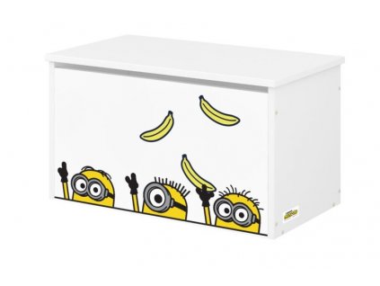 Box na hračky do pokojíčku pro děti - Mimoni / banán