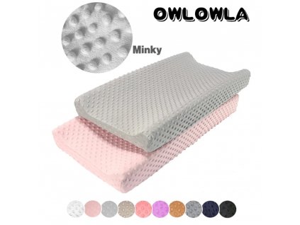 Soft Reusable Changing Pad Cover Minky Dot Foldable Travel Baby Breathable Diaper Pad Sheets Cover.jpg