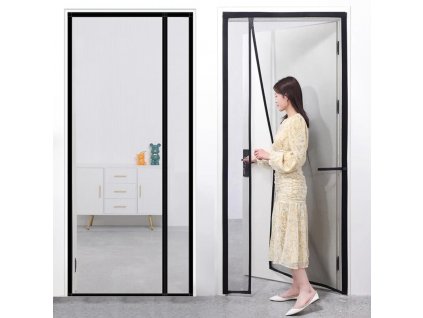 Magnetic Door Screen Custom Size Mosquito Net Curtain Fly Insect Automatic Closing Invisible Mesh For Kitchen.jpg