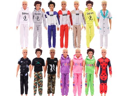 Handmade Ken Doll Clothes T shirt Trousers For Barbie Dress Accessories Fashion Daily Clothing Toys For.jpg